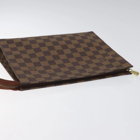 LOUIS VUITTON Damier Ebene Poche Toilette 26 Pouch - Picture 8 of 16